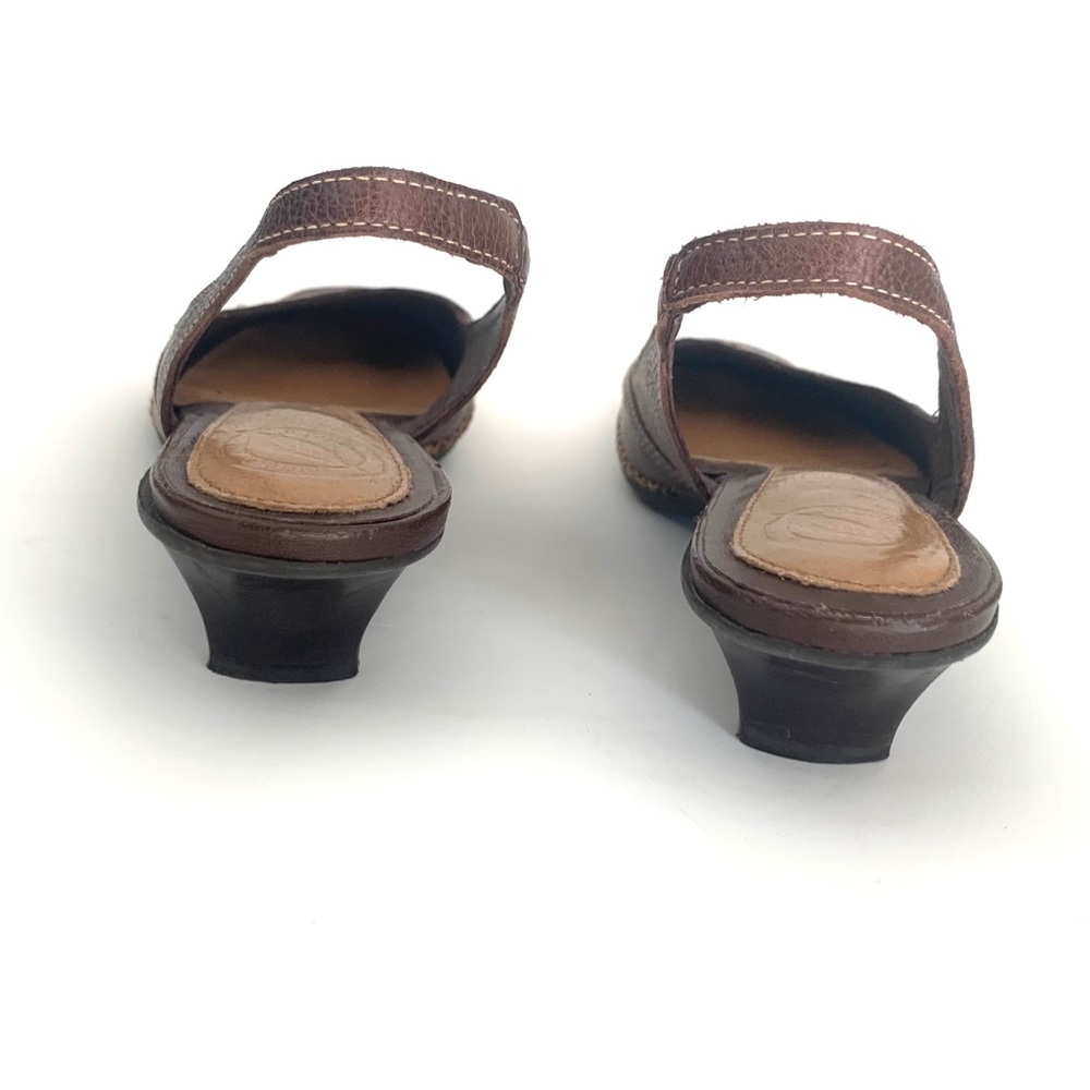 Nurture leather low heel sling backs - Picture 5 of 5